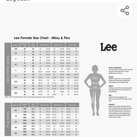 Lee Women's Jeans * New with tags - Picture 6 of 6